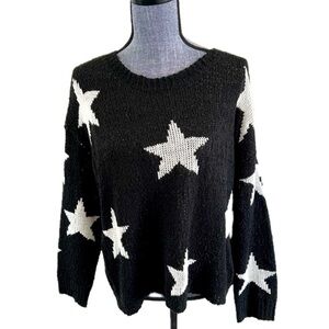 Black Sweater with White Stars